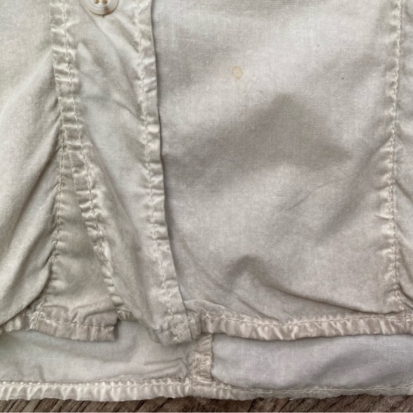 Sisley Antiqued Button Down Shirt Made In Italy - Picture 16 of 16